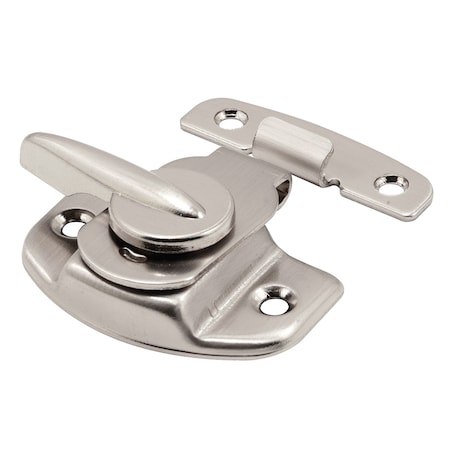 Prime-Line Sash Lock, 1-1/2 in. and 1-7/8 in. Hole Centers, Steel, Satin Nickel Single Pack U 11062